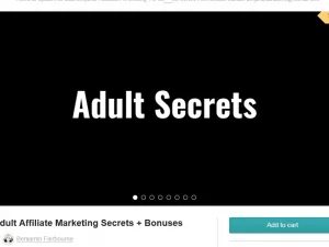 Benjamin Fairbourne - Adult Affiliate Marketing Secrets + Bonus 