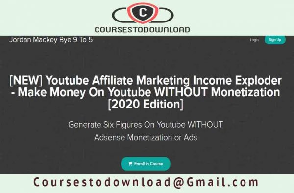 Jordan Mackey - [NEW] Youtube Affiliate Marketing Income Exploder