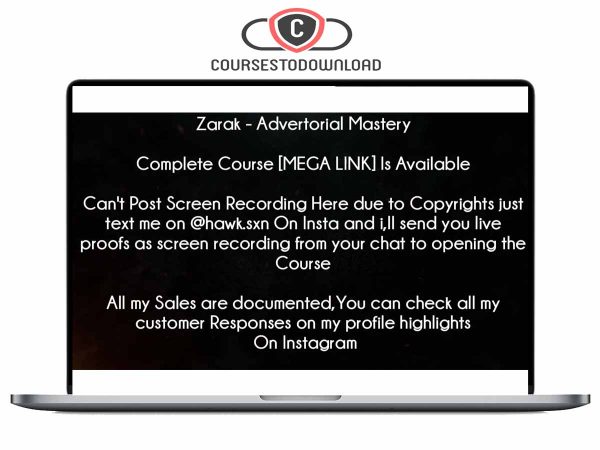 Zarak - Advertorial Mastery Download